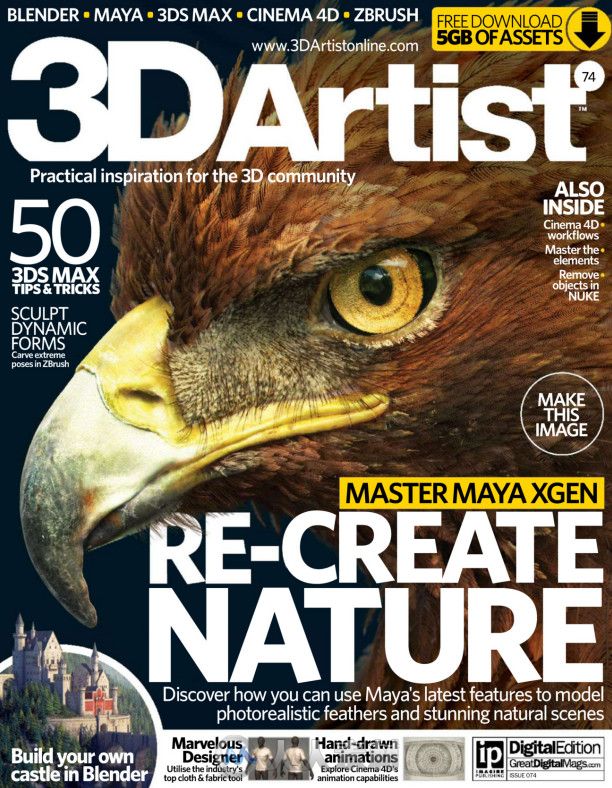 3D艺术家书籍杂志第74期 3D Artist Issue 74 2014