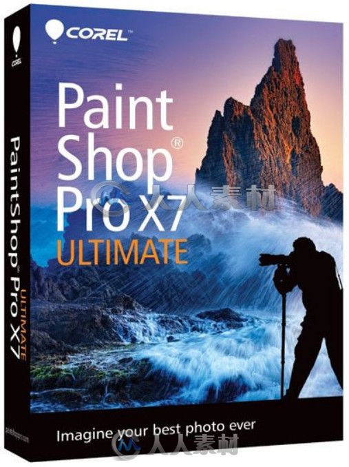 PaintShop专业相片编辑软件X7V17.0.0.199终极版 Corel PaintShop Pro X7 17.0.0.19...