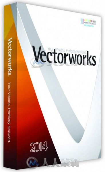 VectorWorks建筑与工业设计软件V2014版 VectorWorks 2014 Win