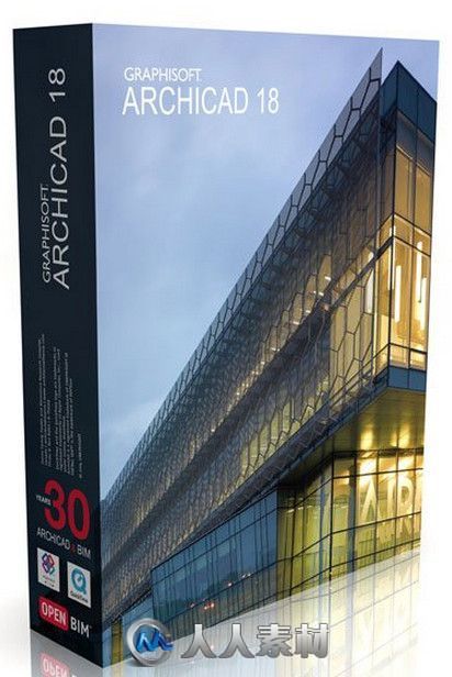 ArchiCAD三维建筑设计软件V18.4020 MacOSX版 GraphiSoft ArchiCAD 18 Build 4020 W...