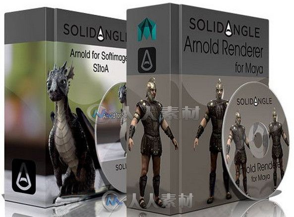 Arnold光线特效渲染Maya与Softimage插件V1.1.2.1版 Arnold for Maya v1.1.2.1 2014...