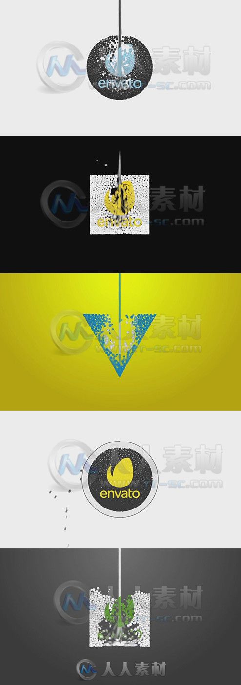 浇灌设计Logo演绎动画AE模板 Videohive Stylish Logo 9368563