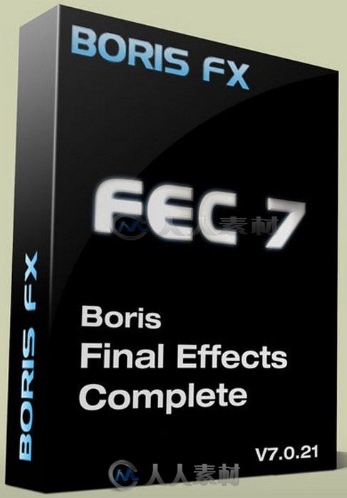 Final Effects Complete特效合成软件V7.0.21版 Boris Final Effects Complete v7.0...