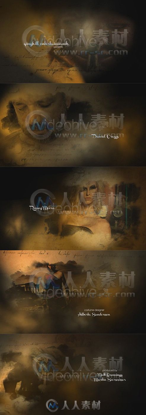 史诗级历史电影片头动画AE模板 Videohive History Style Movie Opening 5057413