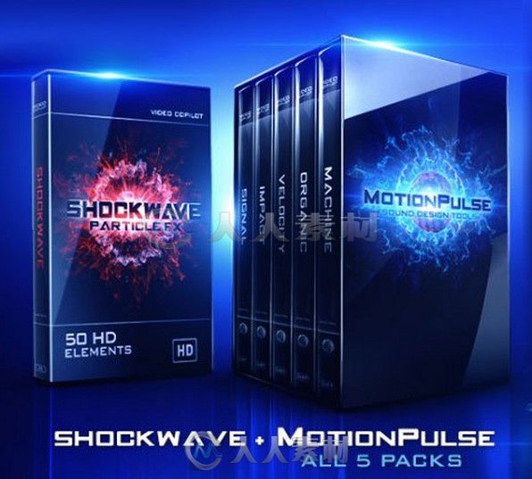 VC超级冲击影音包装合辑 Video Copilot Motion Pulse + Shockwave HD