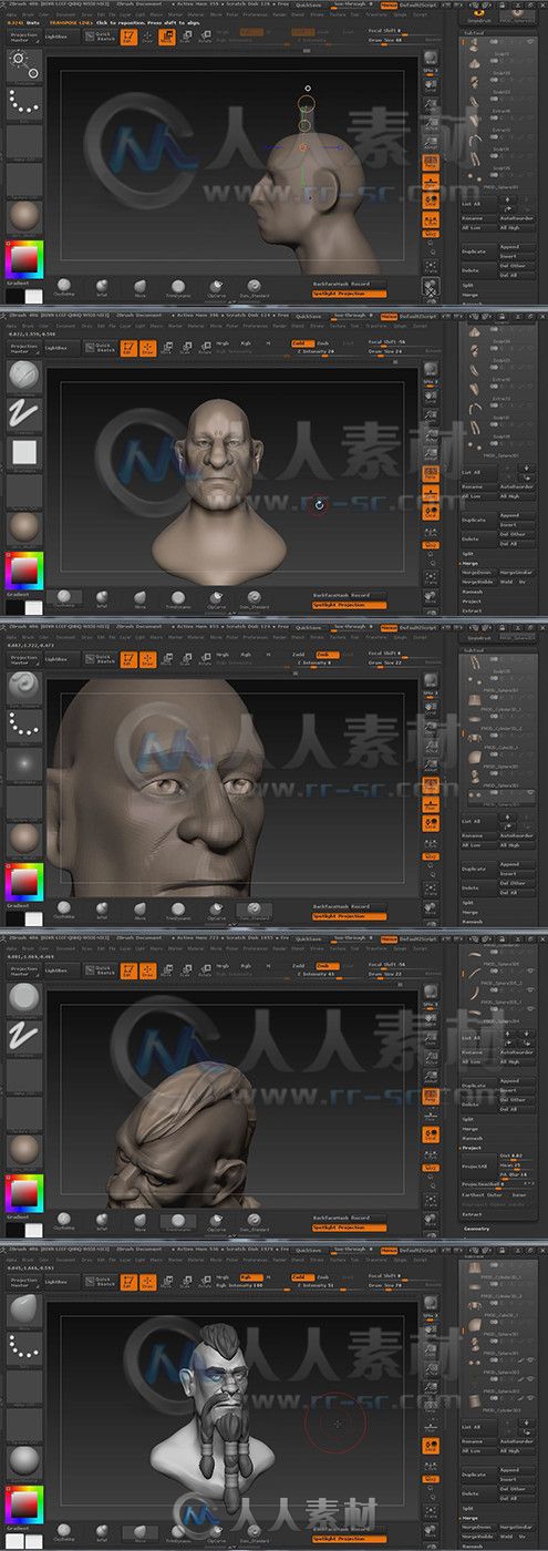 Zbrush个性角色造型制作视频教程第二季 3DMotive Stylized Character Modeling Vol...