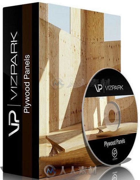 胶合板木板纹理贴图合辑 VIZPARK Plywood Planks