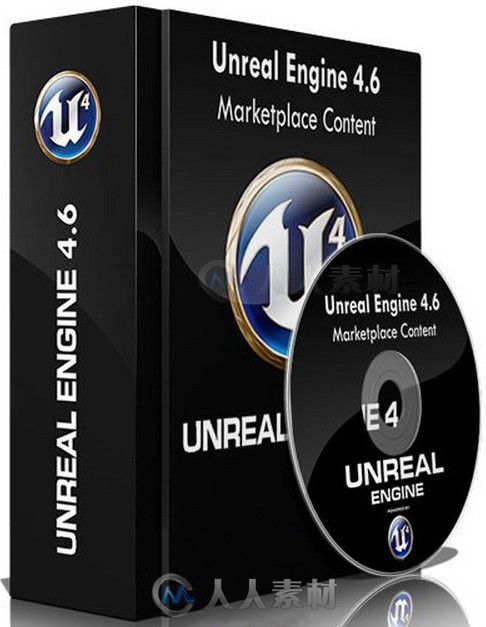 Unreal Engine 4.6虚幻游戏引擎资料扩展包 Unreal Engine 4.6 Market Place Content