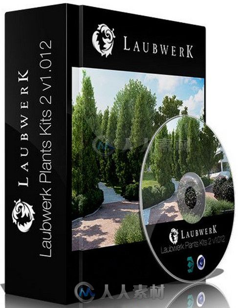 Laubwerk Plants Kit 2真实植物场景C4D与3dsmax插件2V1.012版