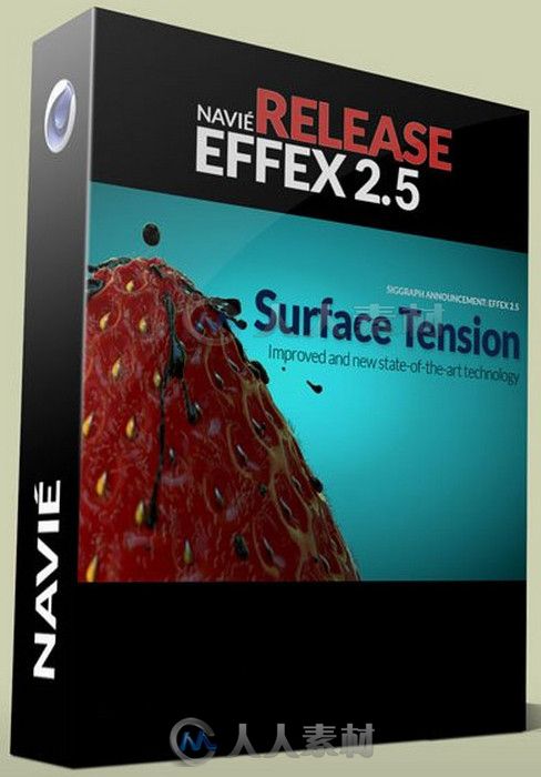 Navie Effex流体植物特效C4D插件V2.50.12版 Navie Effex v2.50.12 R13 - R16 Win Mac