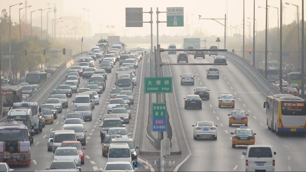 北京CBD国贸车流视频素材Beijing CBD International Trade traffic video clips