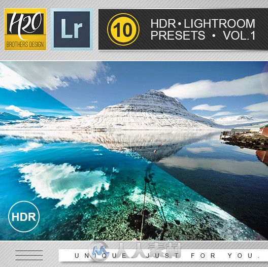 专业级HDR风景调色预设Lightroom模板 Graphicriver HDR Lightroom Presets Vol.1 1...