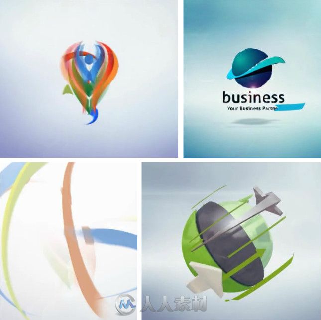 企业形象Logo演绎动画AE模板 Videohive Corporate Sphere Logo 10325568