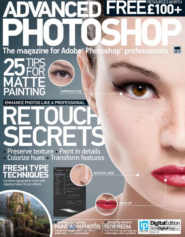 Photoshop高端杂志2015年总第132期 Advanced Photoshop Issue 132 2015