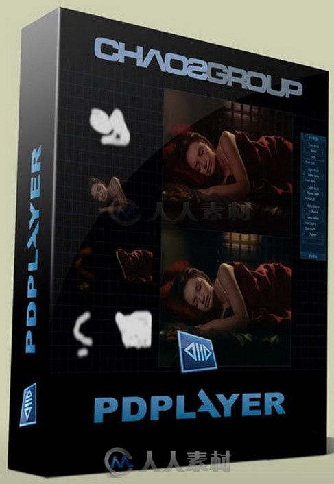 ChaosGroup PDPlayer图像序列播放器V1.0.7.13版 ChaosGroup PDPlayer v1.0.7.13 WIN64