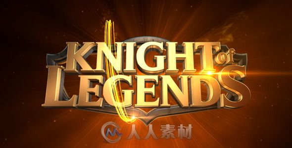 传奇电影Logo演绎动画AE模板 VideoHive Legends Cinematic Logo Reveal 10471874