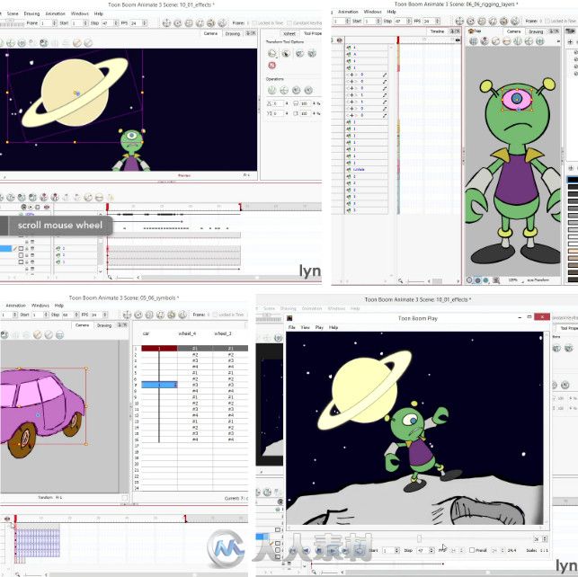 Toon Boom Animate与Harmony全面核心训练视频教程 Lynda Toon Boom Animate and Ha...