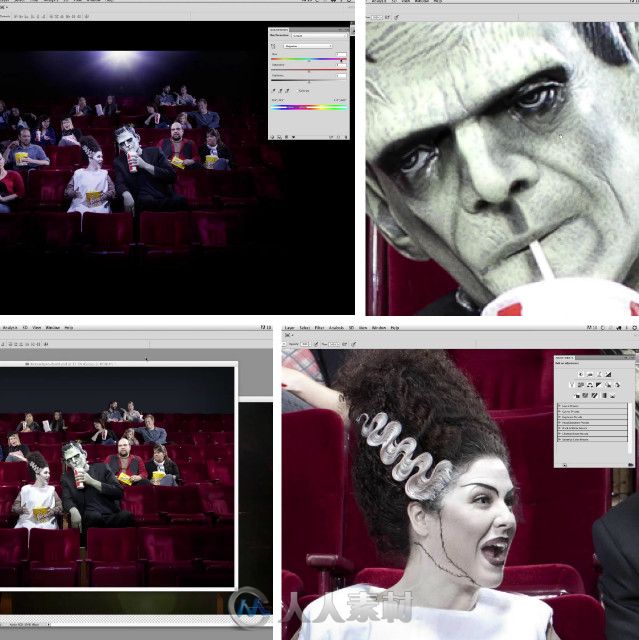 Photoshop影院怪物特效制作视频教程 RetouchPRO LIVE Movie Monsters with Ian Goode