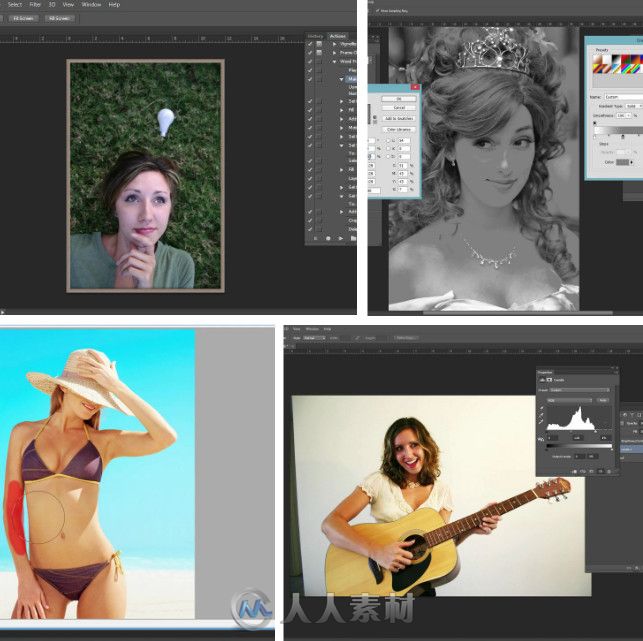 Photoshop人物肖像调色润色技术视频教程 Udemy Photoshop Portrait Retouching Eff...