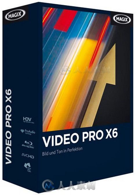 MAGIX魔力影音编辑软件X6 v13.0版 MAGIX Video Pro X6 v13.0