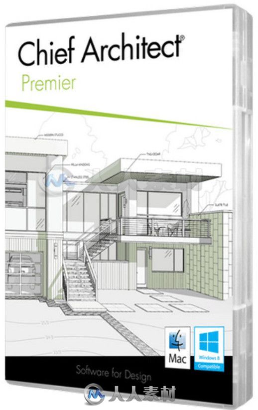 Chief Architect Premier首席建筑师软件X7V17.1.0.51版 Chief Architect Premier X...