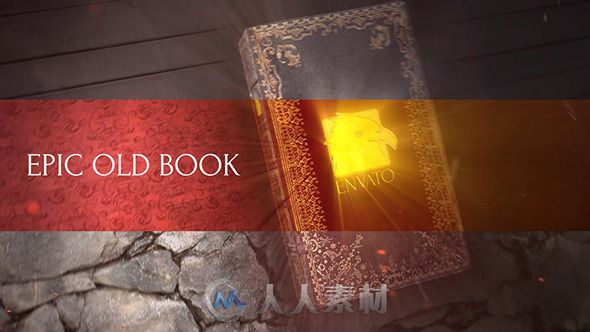 史诗游戏书籍动画AE模板 Videohive Epic Old Book 10575850