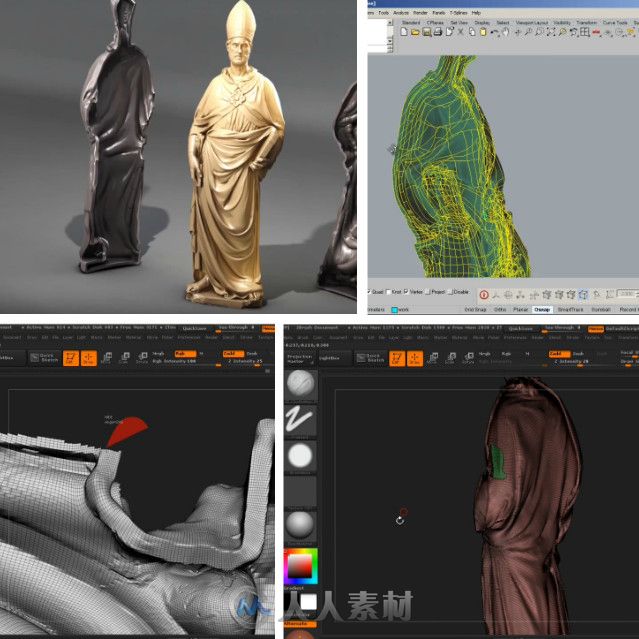 ZBrush与Rhino逆向工程技术训练视频教程 Digital-Tutors Applying Reverse Enginee...