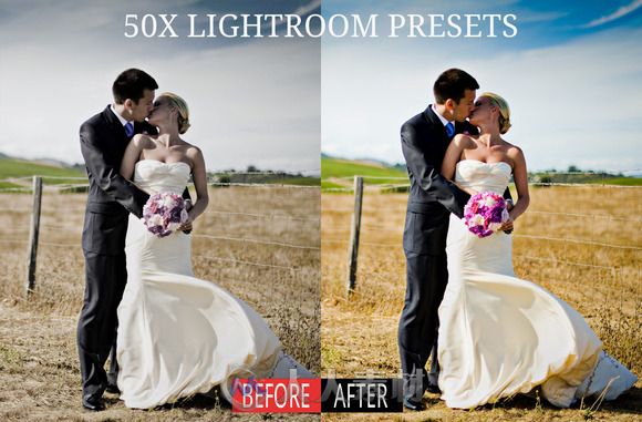 新品婚纱调色LR预设50组 Lightroom Presets