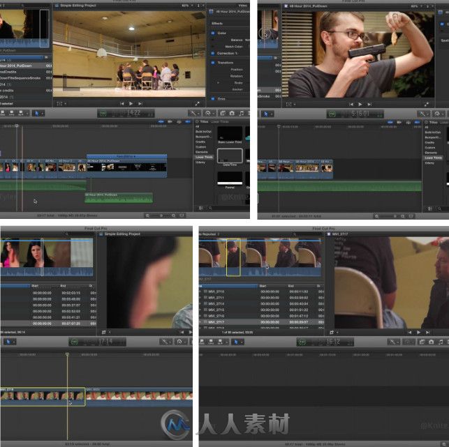 Final Cut Pro X快速入门技巧视频教程 Udemy Video Editing in Final Cut Pro X Le...