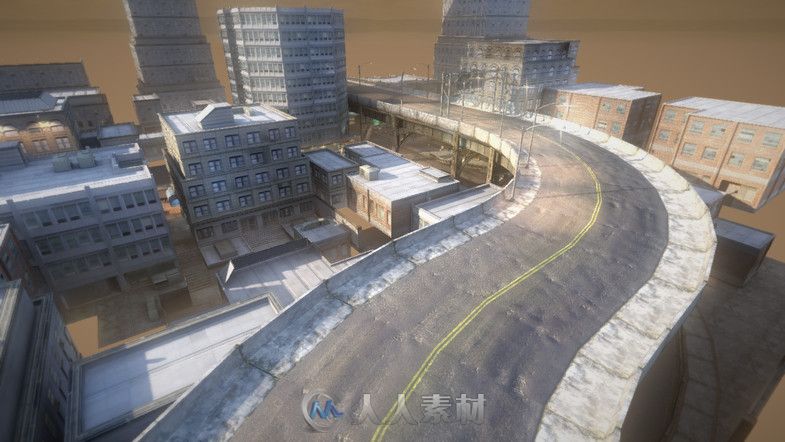 unity3d 现代城市建设包 Urban Construction Pack