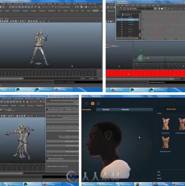 Maya动画艺术快速入门训练视频教程 Udemy Model Rig and Animate done within minu...