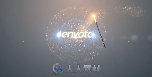 魔术棒Logo演绎动画AE模板 Videohive Magic Stick Logo Opener 5169749