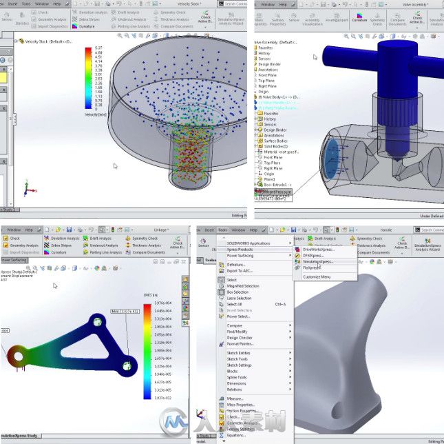 SolidWorks中Xpress模拟技术训练视频教程 InfinteSkills Learning Simulation Xpre...