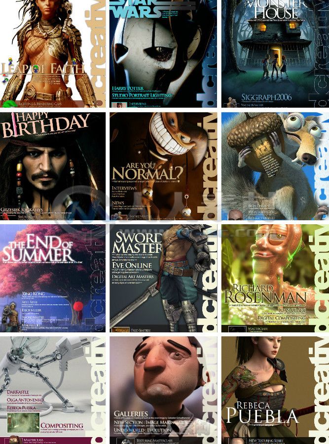 3D创意CG杂志2005-2006年度合辑 3DCreative 2005-2006 Collection