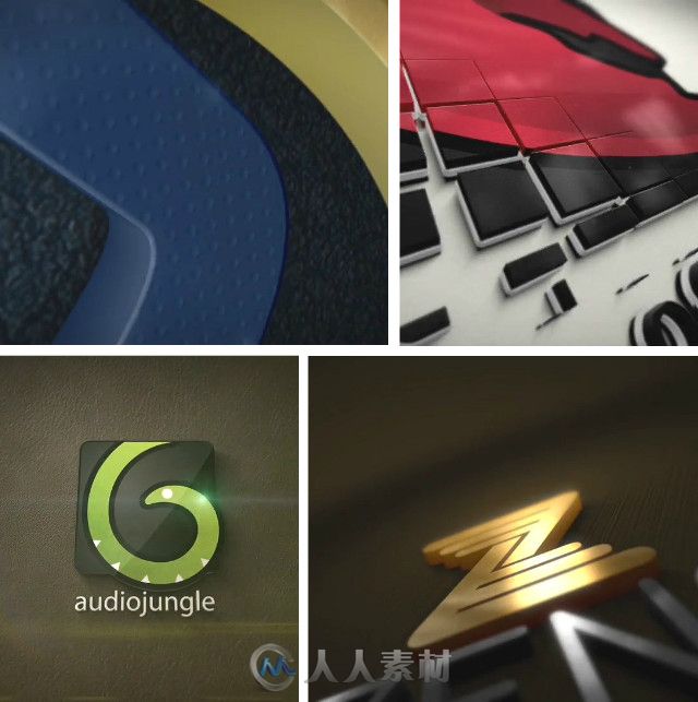 20组超级三维Logo演绎AE模板合辑 Videohive 3D Logo Title Intro Animation Kit Re...