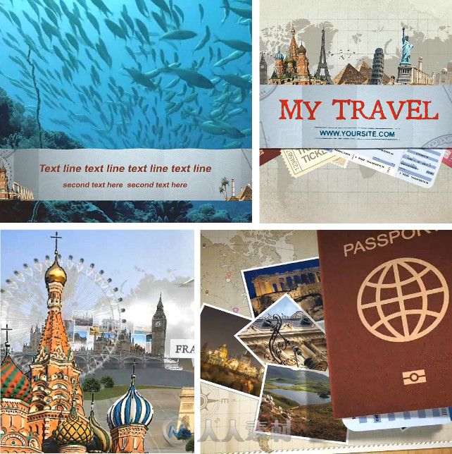 轻松旅行电视包装动画AE模板 Videohive My Travel 2 Tv Pack 10511512