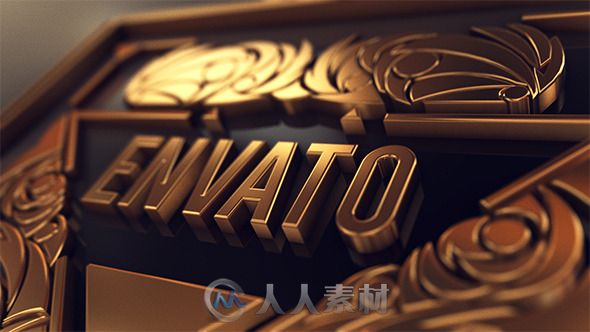 复古巨幅三维Logo演绎动画AE模板 Videohive Vintage Title Package 10732271