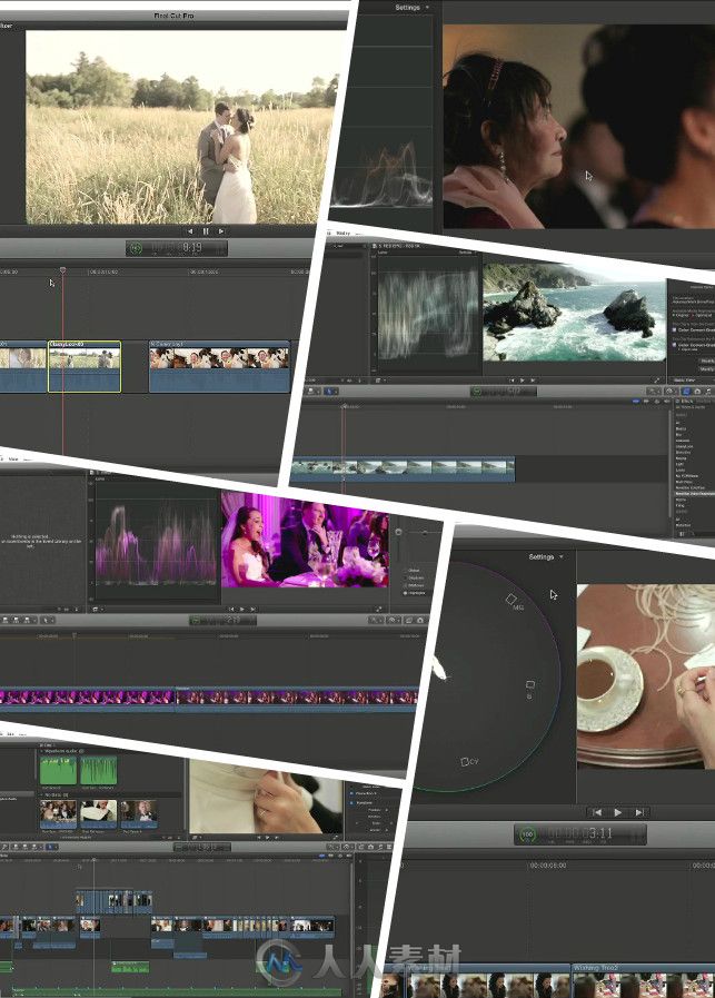 Final Cut Pro X婚礼剪辑实例训练视频教程 CreativeLive Final Cut Pro X with Van...