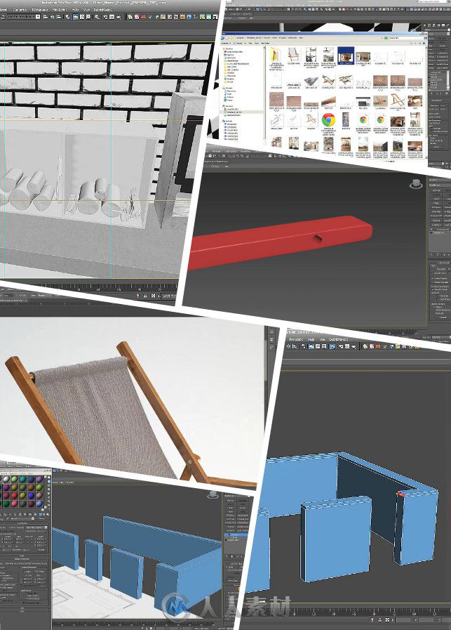 3dsMax与Marvelous Designer超凡室内场景设计训练视频教程 Digital-Tutors Modelin...