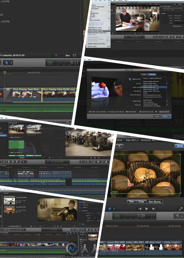 Final Cut Pro X 10.2全面核心训练视频教程 Final Cut Pro X 10.2 Essential Training