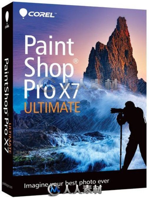 PaintShop专业相片编辑软件X7V17.3.0.30版 Corel PaintShop Pro X7 17.3.0.30 Retail