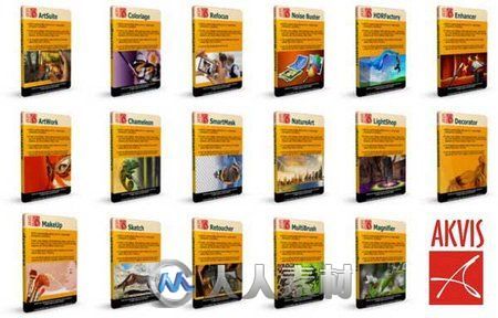 Akvis全系列平面设计PS插件合辑V03.06.2015版 AKVIS Plugins Bundle 2015 for Adob...