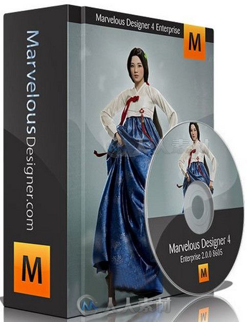 Marvelous Designer 4三维服装设计软件V2.1.111版 Marvelous Designer 4 Personal ...