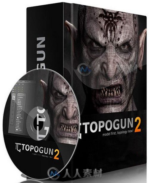 Topogun模型拓扑与贴图烘焙软件V2.0.13647版 Topogun v2.0.13647 Win Mac Linux XF...