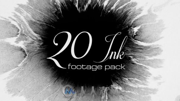 20组超级墨迹动画视频素材合辑 Videohive 20 Ink footage pack Stock Footage 9863249