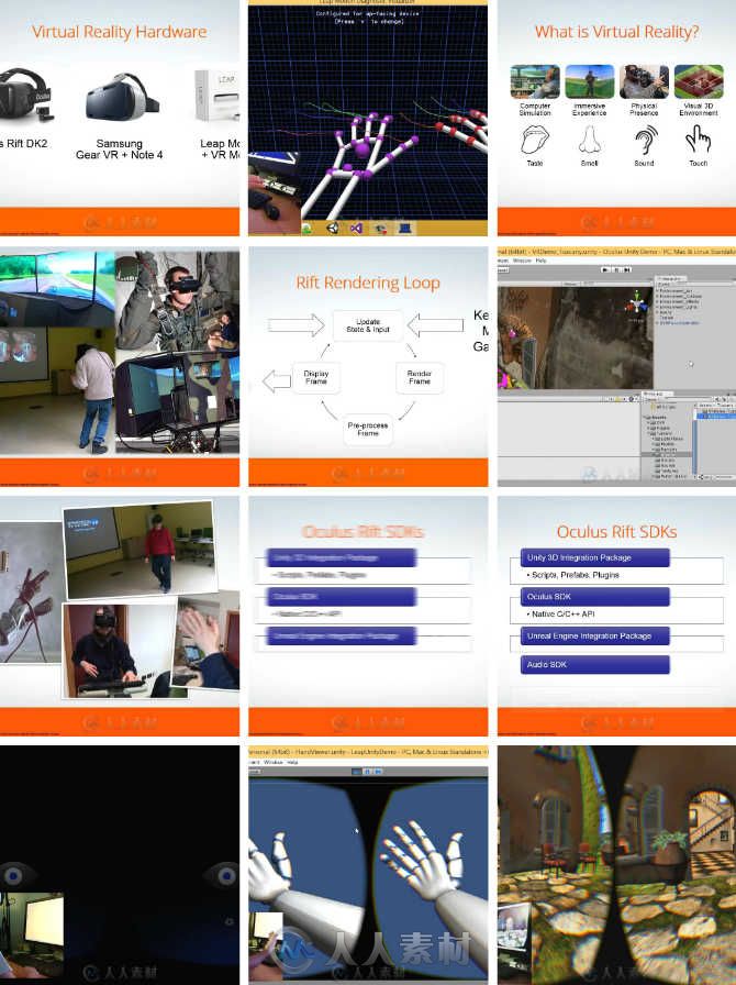 Unity中VR虚拟现实基础训练视频教程 Digital-Tutors Getting Started with VR in U...