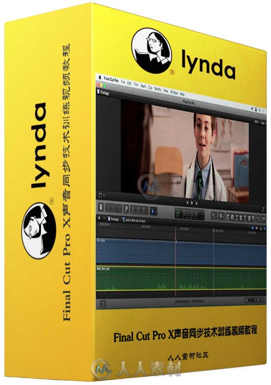 Final Cut Pro X声音同步技术训练视频教程 Final Cut Pro X Guru Sync Sound Workflow