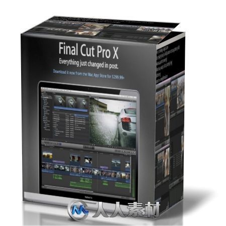 非线剪辑FCPX软件V10.2.2版与特效合成Motion软件V5.2.2版 Apple Final Cut Pro X 1...