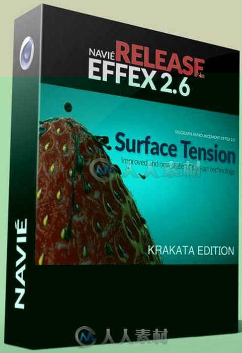 Navie Effex Krakatoa流体动画C4D插件V2.60.60版 Navie Effex Krakatoa and Standa...