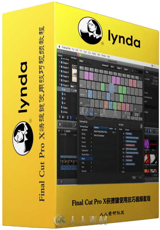 Final Cut Pro X快捷键使用技巧视频教程 Final Cut Pro X Guru Keyboard Shortcuts